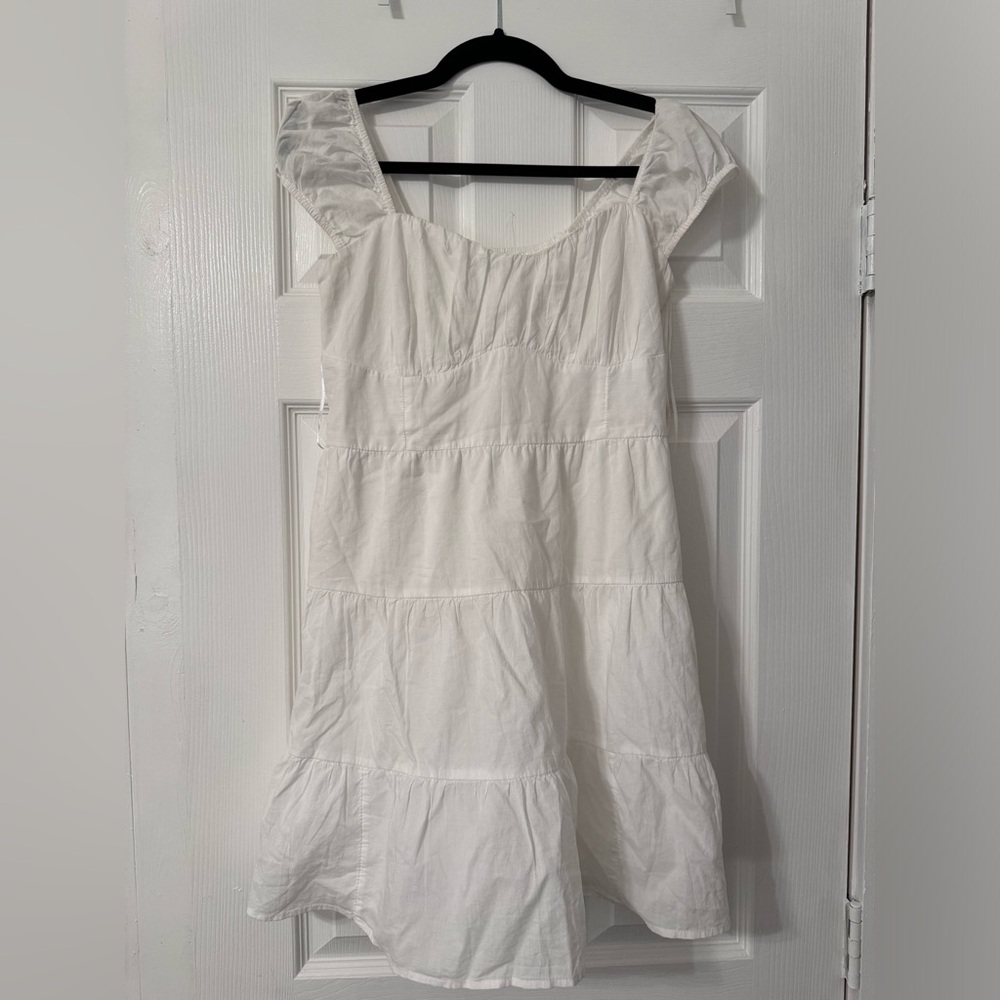 White hollister dress